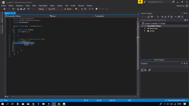 Unity error CS0029: Cannot implicitly convert type 'float' to 'bool'. SOLVED... смотреть онлайн