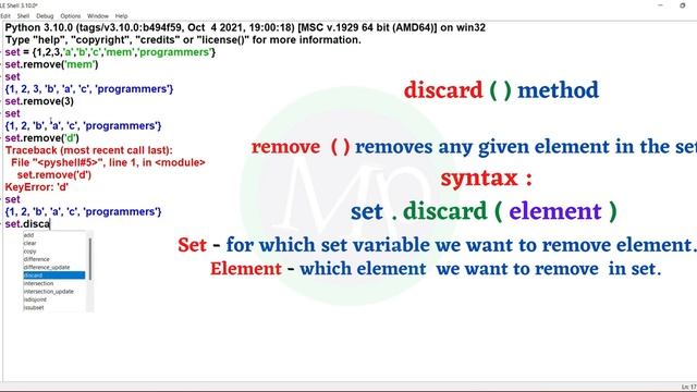 #38 Python Set Methods In Telugu Part 1 | Python Sets Data Type in Telugu | Python Series In Telug смотреть онлайн