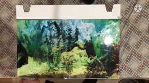 Как наклеить фон в аквариуме за 5 минут!!