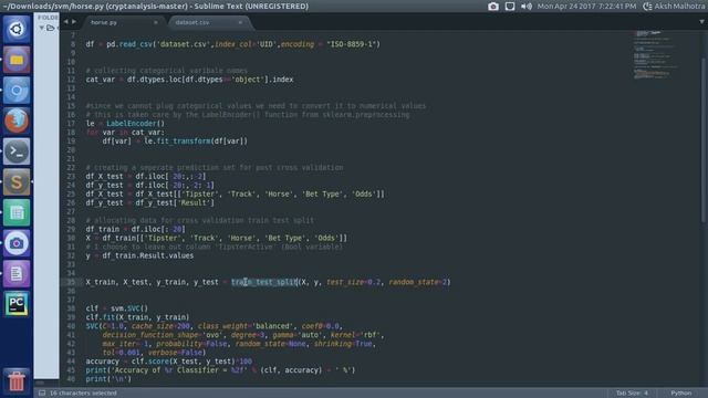 Perform Horse Race Betting Prediction System| Python|Explanation with code|+91-9872993883for query| смотреть онлайн