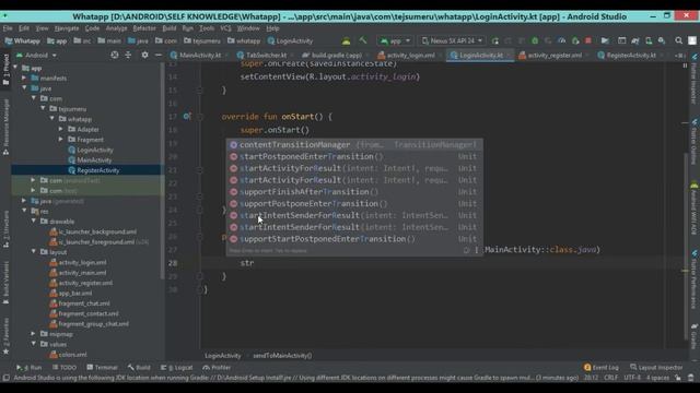 5. Redirect User Between Login Activity And Main Activity смотреть онлайн