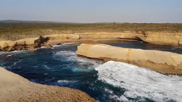 Австралия, Пляжи - Australia, Great Ocean Road, near Loch Ard Gorge смотреть онлайн