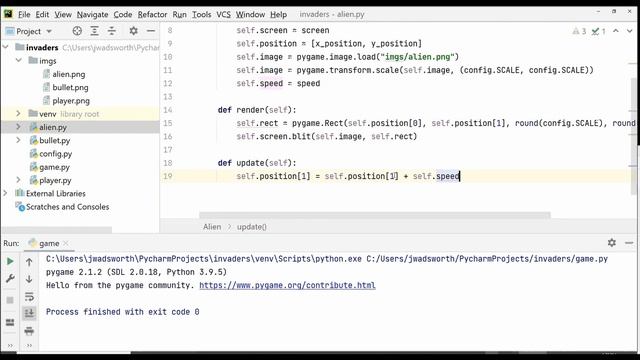 Coding Space Invaders in Python смотреть онлайн