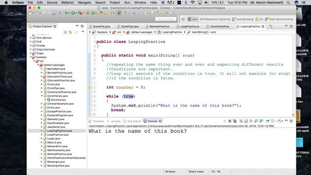 While loop introduction смотреть онлайн