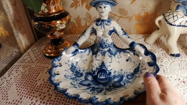 #ВАЗА ГЖЕЛЬ#Подарок от канала В ГОСТЯХ У ПРОШЛОГО#