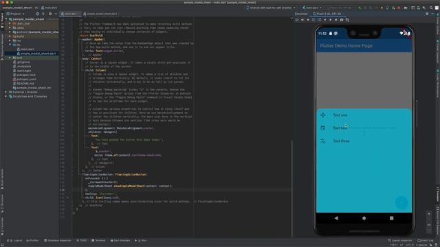 Simple Modal Bottom Sheet Flutter смотреть онлайн