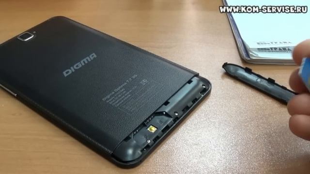 Как вставить SIM карту в планшет DIGMA Optima 7 и где находится кнопка сброса. смотреть онлайн