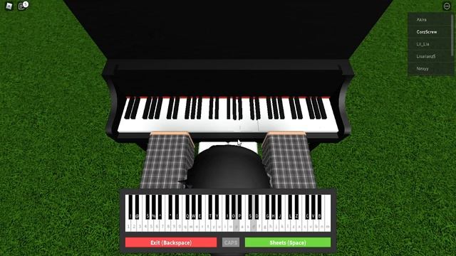 How To Play Simple Megalovania on Roblox Piano! смотреть онлайн