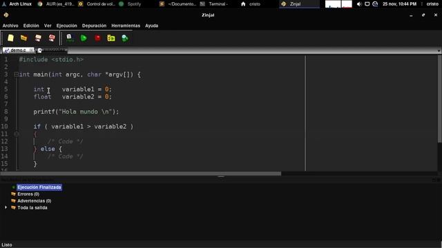 Zinjal IDE para C y C++ | Personalizable 100% [Arch Linux] смотреть онлайн