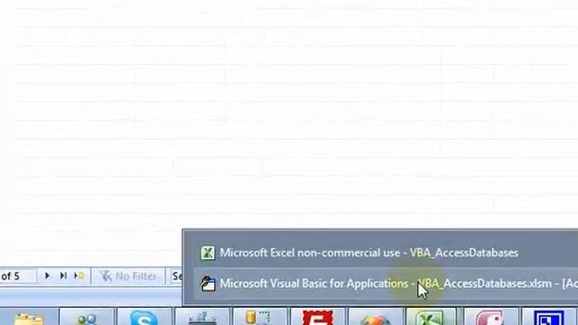 Connect to Access using VBA - Download files at ExcelVBASql.com смотреть онлайн