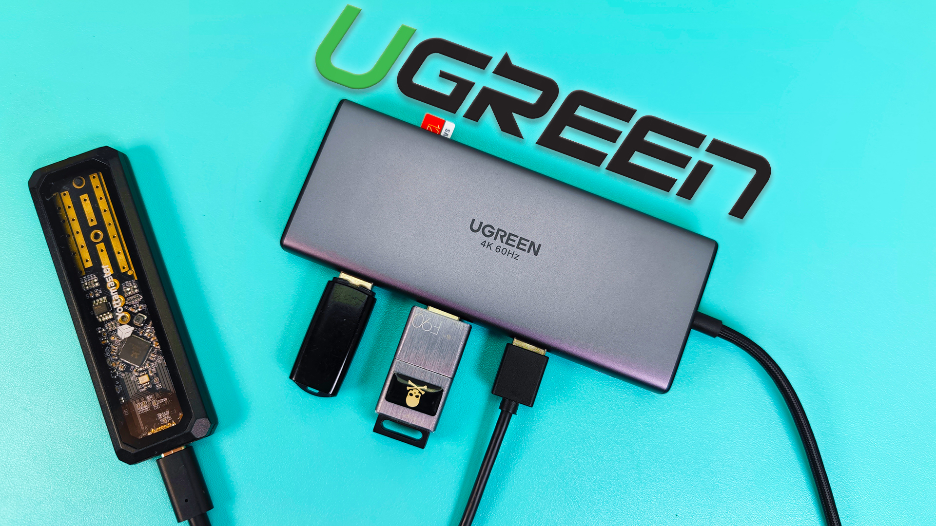 Горячая НОВИНКА 2023 ! Мощный USB ХАБ Ugreen 9 в 1, для Apple Android и Windows ! смотреть онлайн