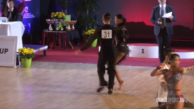Dmitry Kulebakin - Maria Chernykh RUS | Samba | 1/2 WDSF World Championship Youth 10 Dance смотреть онлайн