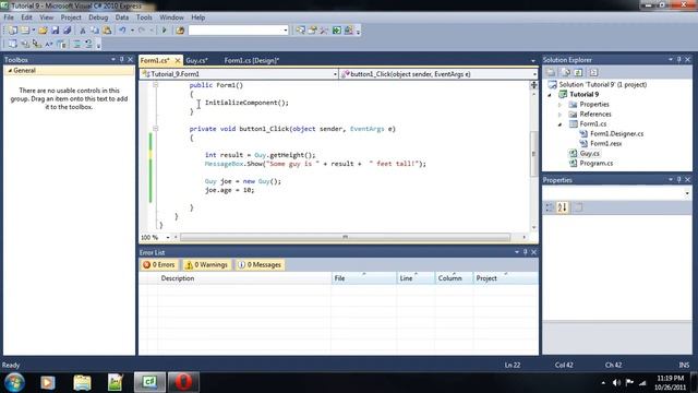 C# Basic 9: Public, Private, Static смотреть онлайн