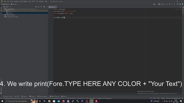 Python Tipp │ How to Print Text in Color смотреть онлайн