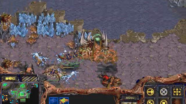 Starcraft Zerg VS. Team Game 1:7 CPU (1.16.1) смотреть онлайн