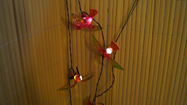 Садовая гирлянда Колибри на солнечной энергии Solar energy смотреть онлайн