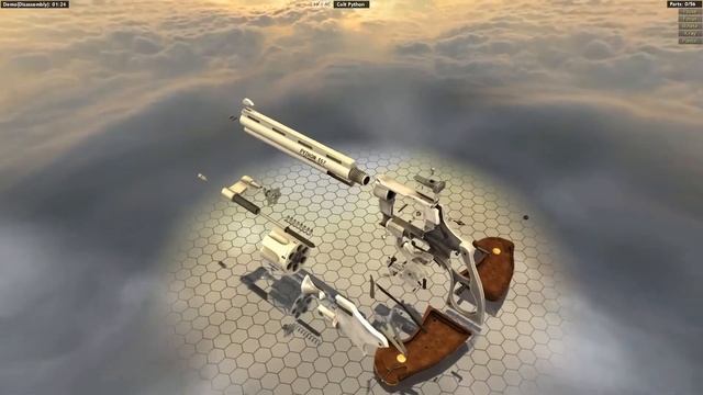 Colt Python .357 Magnum Revolver - Step By Step Disassembly & Reassembly смотреть онлайн