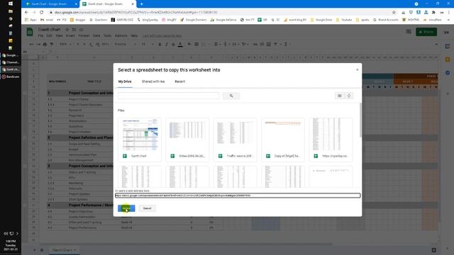 How to Make Gantt Chart Timeline on Google Sheet смотреть онлайн