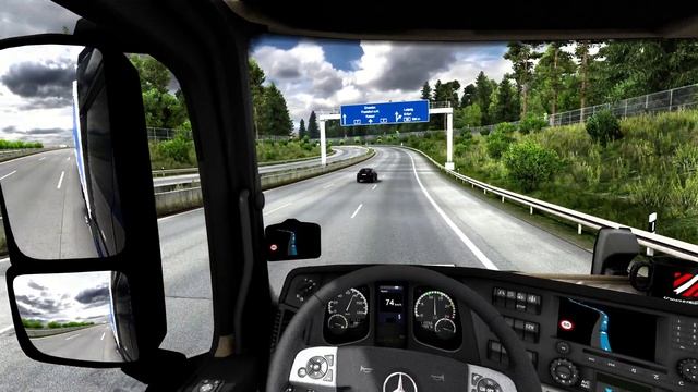 ETS2: Realistic Graphics Mod 2022 ✪ Gameplay with Logitech G29 ✪ Part 4 ✪ 4K 50fps