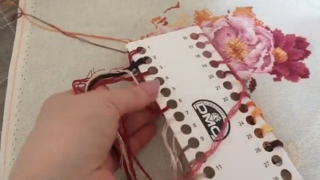 НОВЫЙ ПРОЦЕСС по авторской схеме /Светлана Сичкарь Осенний букет/ВЫШИВАЛЬНЫЙ УГОЛОК