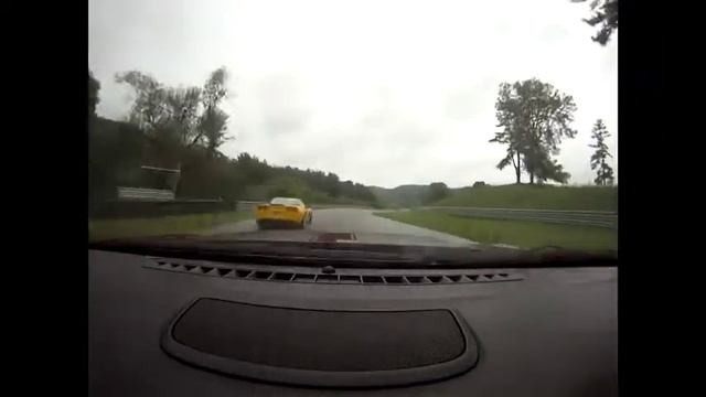 A Camaro Wet Lap At Lime Rock