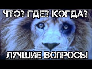 Лучшие вопросы из передачи ЧТО? ГДЕ? КОГДА?