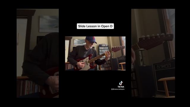 ✳️￼ Play Slide Guitar ✳️ Open D Teisco Del Ray Gold Foil Screaming Pickup LEARN SLIDE смотреть онлайн