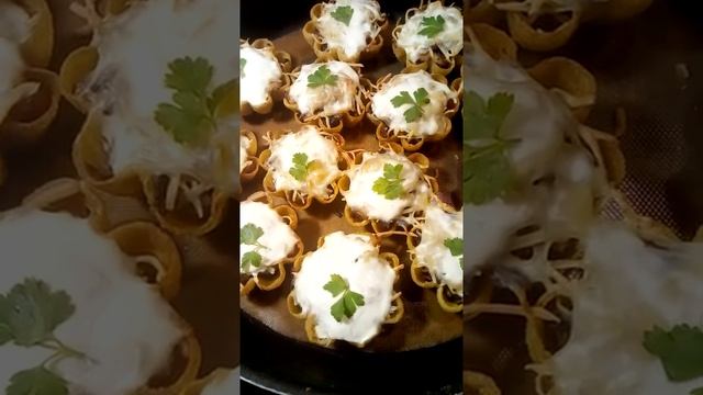 Жульен в тарталетках запечённый в духовке подписываемся и ставим лайки смотреть онлайн