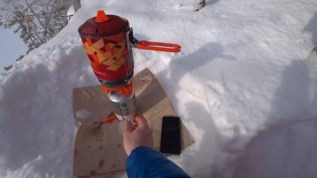 Зимний тест горелки Fire Maple Star X2 в лесу смотреть онлайн