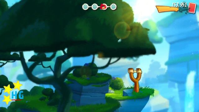 Angry Birds 2 - 3 Stars Walkthrough Level 177 [4K 60FPS] смотреть онлайн