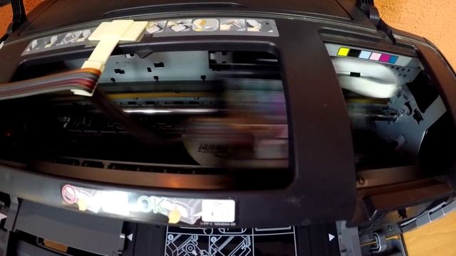 Как печатать диски на струйном принтере Epson 1410 смотреть онлайн