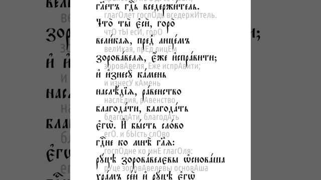 Книга пророка Захарии. Глава 4