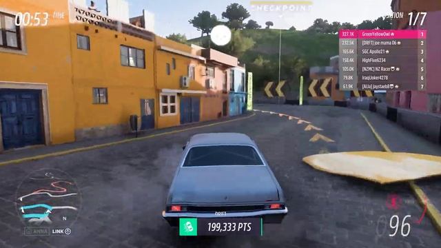 Forza Horizon 5: December 4's Horizon Open Drift with Chevrolet Nova SS396 смотреть онлайн