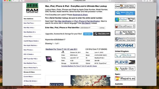 How to check model number and serial number in Macbook pro, iMac or Macbook air смотреть онлайн