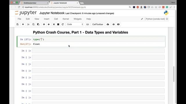 17 Installation and Setup Python Crash Course, Part 1 Data Types and Variables смотреть онлайн