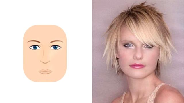 Визуальная коррекция лица с помощью стрижки и окрашивания. смотреть онлайн