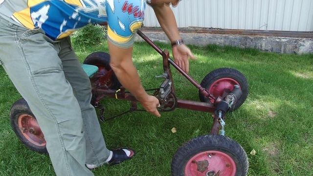 Велокар, Веломобиль: Дачный Спорткар! Подарок ребёнку. Авто своими руками Ч.1 Фролов Олег keifo.ru смотреть онлайн