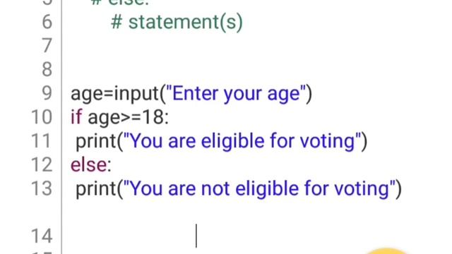 Conditional statements in Python # if else block смотреть онлайн