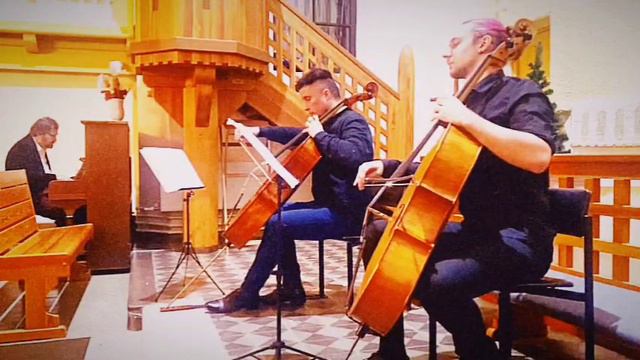 Scarlatti Alessandro, Cкарлатти Алессандро, Соната ре-минор для двух виолончелей с фортепиано смотреть онлайн