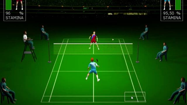 Badminton Video Game On Computer : Badminton Screen Saver смотреть онлайн
