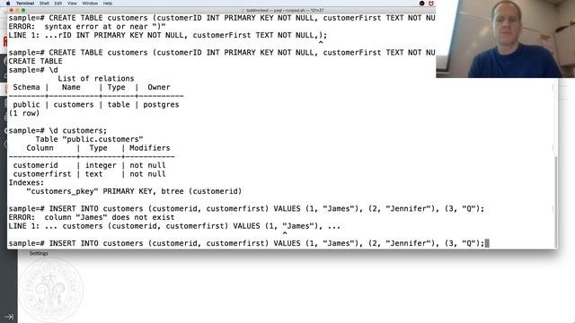 SQL Insert Records смотреть онлайн