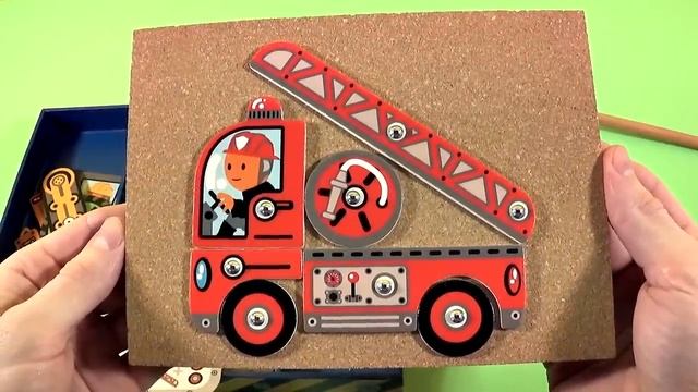 Развивающие машинки Джеко (Djeco) - игровой набор аппликация смотреть онлайн