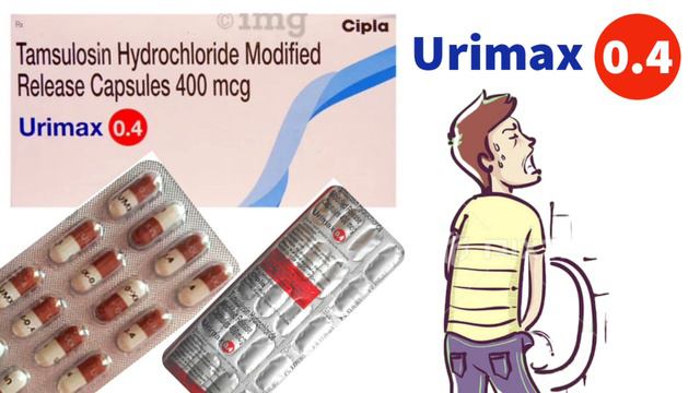 Urimax 0.4 | Tamsulosin Hydrochloride Modified Release Capsules 400 Mcg