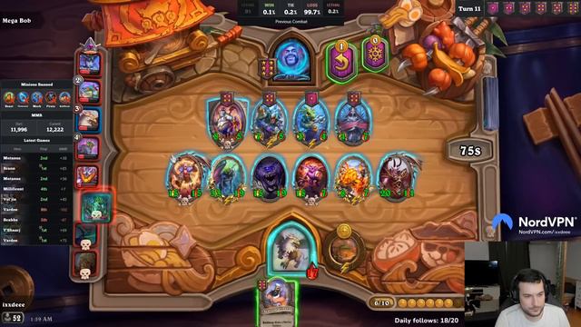 GOLDEN Felbat Is So SATISFYING!! | Hearthstone Battlegrounds смотреть онлайн