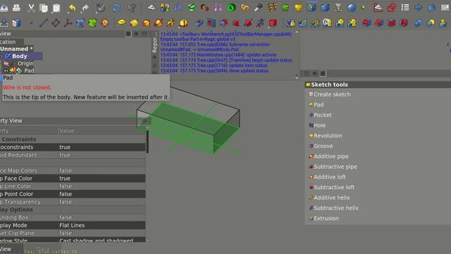 PartDesign Edit Profile in FreeCAD Link Daily 2022.11.12 Release смотреть онлайн