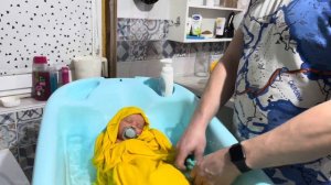 🛀ПАПА КУПАЕТ МАЛЫША🏊♂️/СЕМЬЯ ЖУКОВЫХ 1 марта 2024 г.