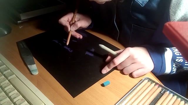 Процесс создания рисунка "цветы морского дна" (1 часть) смотреть онлайн