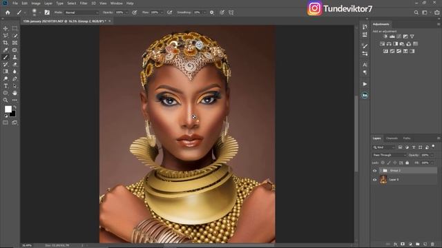 SKIN RETOUCHING WITH FREQUENCY SEPARATION AND CAMERA RAW смотреть онлайн