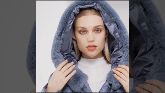 Miegofce 2021 зима новое женское хлопковое пальто со стильным меховым воротником из рекс кролика смотреть онлайн