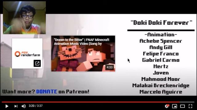 (React & Preview) "Doki Doki Forever" | DDLC Minecraft Animation Music Video [Song by OR30] смотреть онлайн